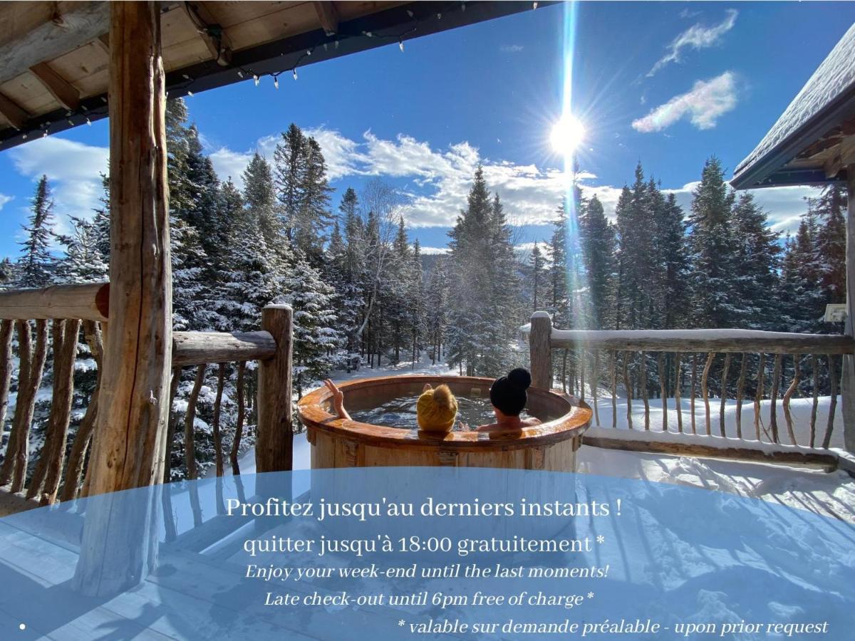 Husky - Chalets De Moh - Jacuzzi La Malbaie Eksteriør bilde